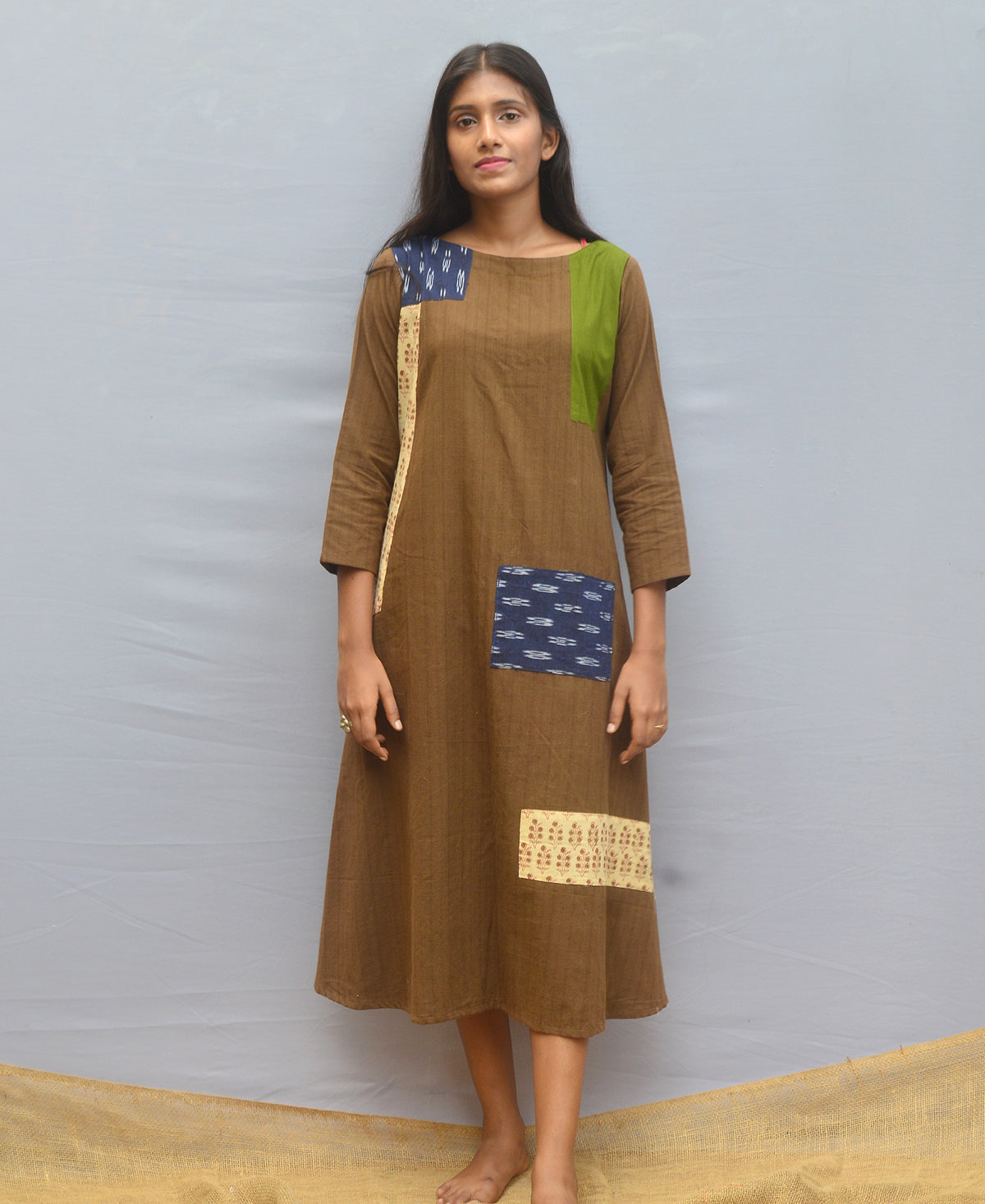 Coffee Brown Tailored Long Top